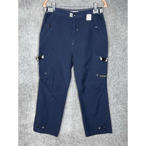 Sonoma Other - Vintage Genuine Sonoma Cargo Tactical Pants Boys Size 32H Husky Blue Pockets NWT